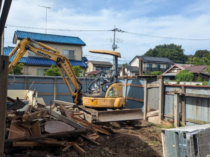 屋根上での作業